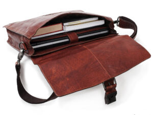 Alternative view of Brašňa Briefcase 13″ Brandy