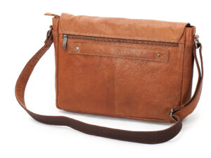 Alternative view of Brašňa Flapbag 15"-16" Tan BB096-1 – KOŽA S VINTAGE DIZAJNOM