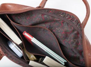 KOMBINOVANÁ TAŠKA BRIEFCASE SOFT 13″ BRANDY 9 BB100 5