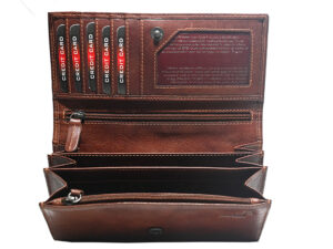 DÁMSKA PEŇAŽENKA KOŽENÁ BRANDY (BB146) 11 BB142 2