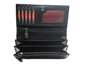 DÁMSKA PEŇAŽENKA KOŽENÁ BLACK (BB147) 12 BB143 2